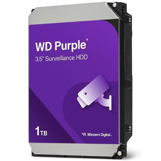 Disco Rígido Western Digital WD Purple Surveillance 1TB/ 3.5"/ SATA III/ 64MB