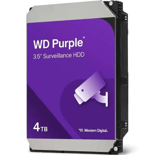 Disco Rígido Western Digital WD Purple Vigilância 4TB/ 3.5"/ SATA III/ 128MB