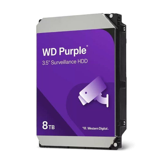 Disco Rígido Western Digital WD Purple Surveillance 8TB/ 3.5"/ SATA III/ 256MB