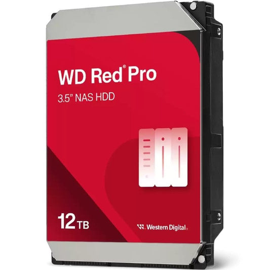 Disco Rígido Western Digital WD Red Pro NAS 12TB/ 3.5"/ SATA III/ 512MB