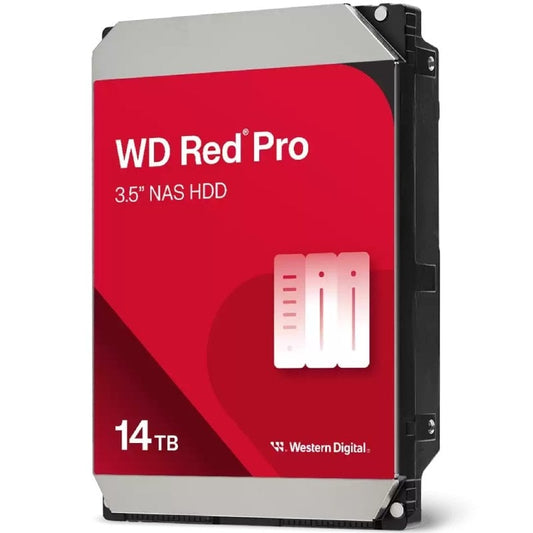 Disco Rígido Western Digital WD Red Pro NAS 14TB/ 3.5"/ SATA III/ 512MB