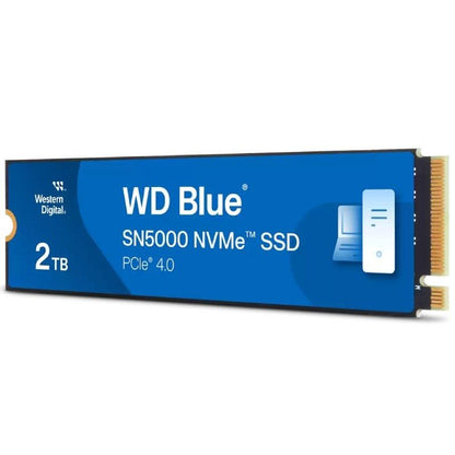 Disco SSD Western Digital WD Blue SN5000 2TB/ M.2 2280 PCIe Gen4/ Capacidade Total