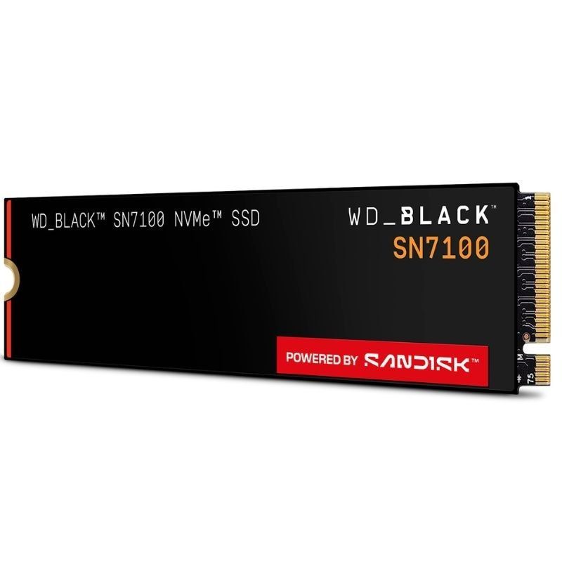 Disco SSD SanDisk WD Black SN7100 500GB/ M.2 2280 PCIe Gen4/ Capacidade Total