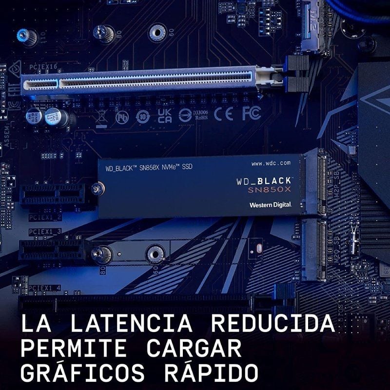 Disco SSD SanDisk WD Black SN850X 4TB/ M.2 2280 PCIe 4.0/ Full Capacity
