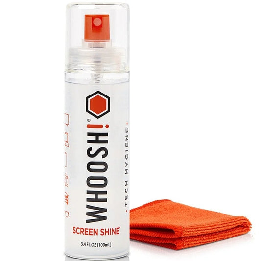 Kit de Limpeza de Ecrãs Whoosh Kit GO XL WSH003/ Spray 100ml + Pano de Microfibra