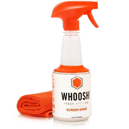 Kit de Limpeza de Ecrãs Whoosh WSH005/ Spray 500ml + Pano Microfibra