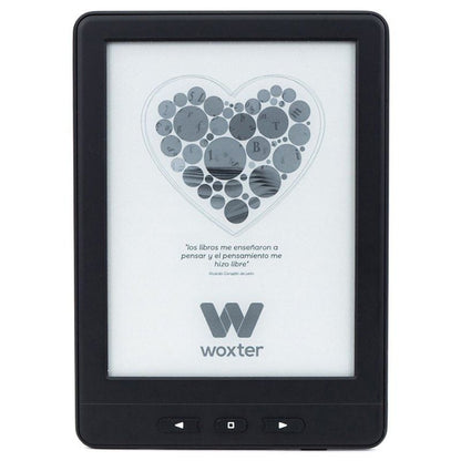 Libro Electrónico Ebook Woxter Scriba Paperlight TP/ 6" tactil retroiluminado Tinta Electrónica/ Negro