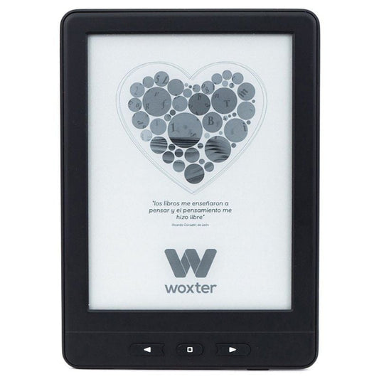 Livro Eletrónico Ebook Woxter Scriba Paperlight TP/ 6" tátil retroiluminado Tinta Eletrónica/ Preto