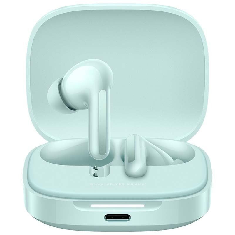Auriculares Bluetooth Xiaomi Redmi Buds 6 com estojo de carregamento/ Autonomia 10h/ Verdes