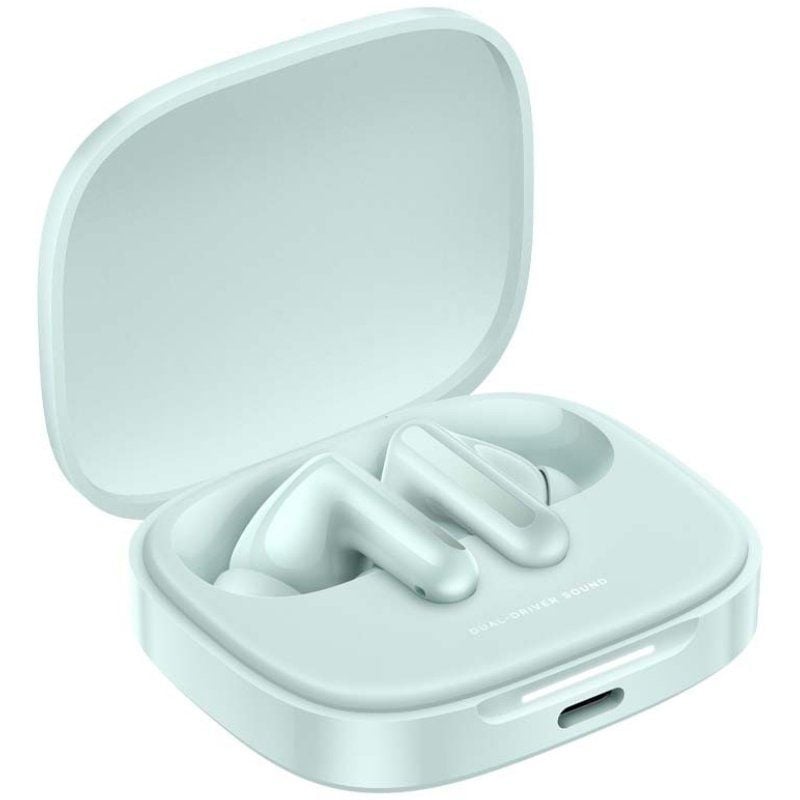 Auriculares Bluetooth Xiaomi Redmi Buds 6 com estojo de carregamento/ Autonomia 10h/ Verdes