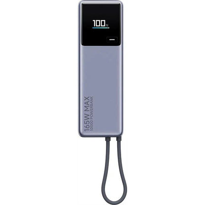 Powerbank 10000mAh Xiaomi Power Bank 10000 Cabo Integrado/ 165W/ Cinzento