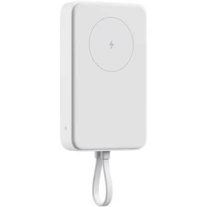 Powerbank 10000mAh Xiaomi 33W Magnetic Power Bank 10000 (Integrated Cable)/ Wireless/ Blanca