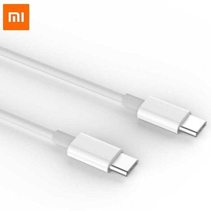 Cabo USB 2.0 Tipo C Xiaomi SJV4108GL/ USB Tipo-C Macho - USB Tipo-C Macho/ 1.5m/ Branco