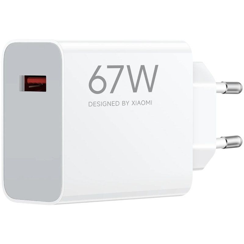 Carregador de Parede Xiaomi 67W HyperCharge (Tipo-A)/ 1xUSB/ 67W