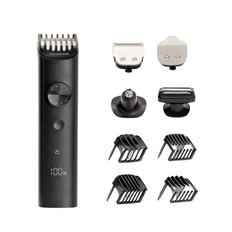 Máquina de Cortar Cabelo + Aparador Xiaomi Grooming Kit Pro/ Com Bateria/ 10 Acessórios