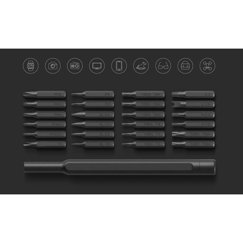 Kit de Chaves de Fenda Xiaomi Precision Screwdriver Kit/ 24 Pontas de precisão