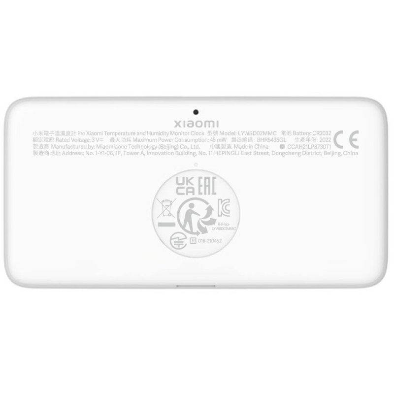Monitor de Temperatura e Humidade Xiaomi Temperature and Humidity Monitor Clock BHR5435GL