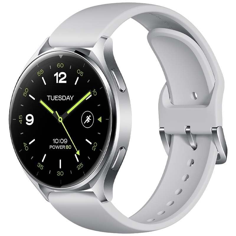Smartwatch Xiaomi Watch 2/ Notificações/ Frequência Cardíaca/ GPS/ Prateado
