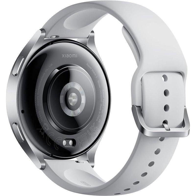 Smartwatch Xiaomi Watch 2/ Notificações/ Frequência Cardíaca/ GPS/ Prateado
