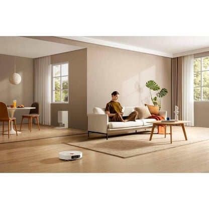 Robot Aspirador Xiaomi Robot Vacuum X20+/ Esfrega o chão/ controlo por Wi-Fi/ Branco