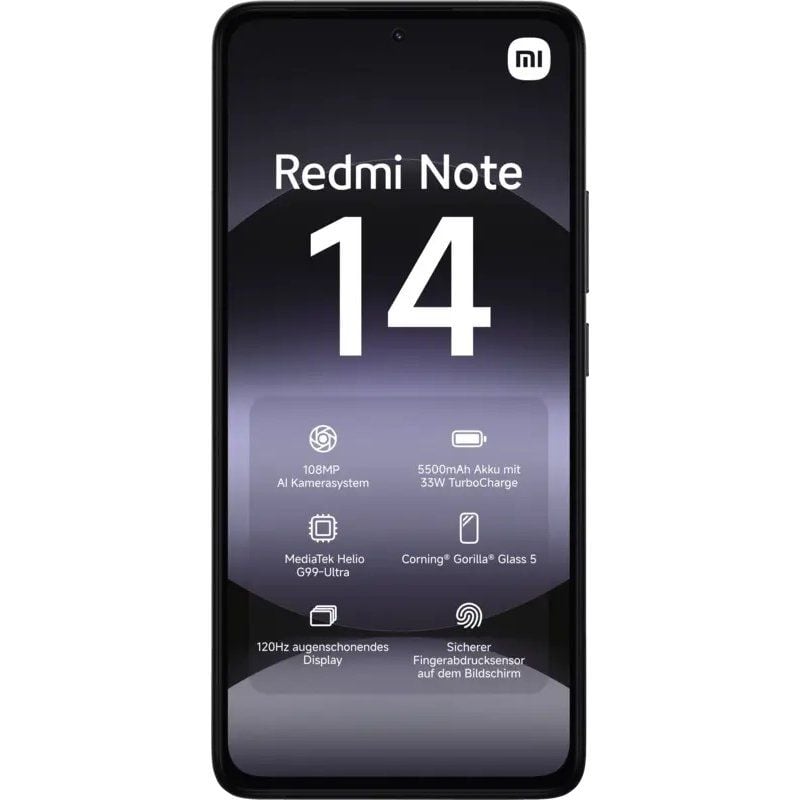 Smartphone Xiaomi Redmi Note 14 6GB/ 128GB/ 6.67"/ Preto