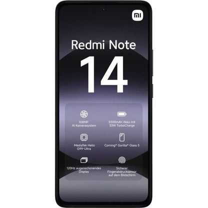Smartphone Xiaomi Redmi Note 14 8GB/ 256GB/ 6.67"/ Preto