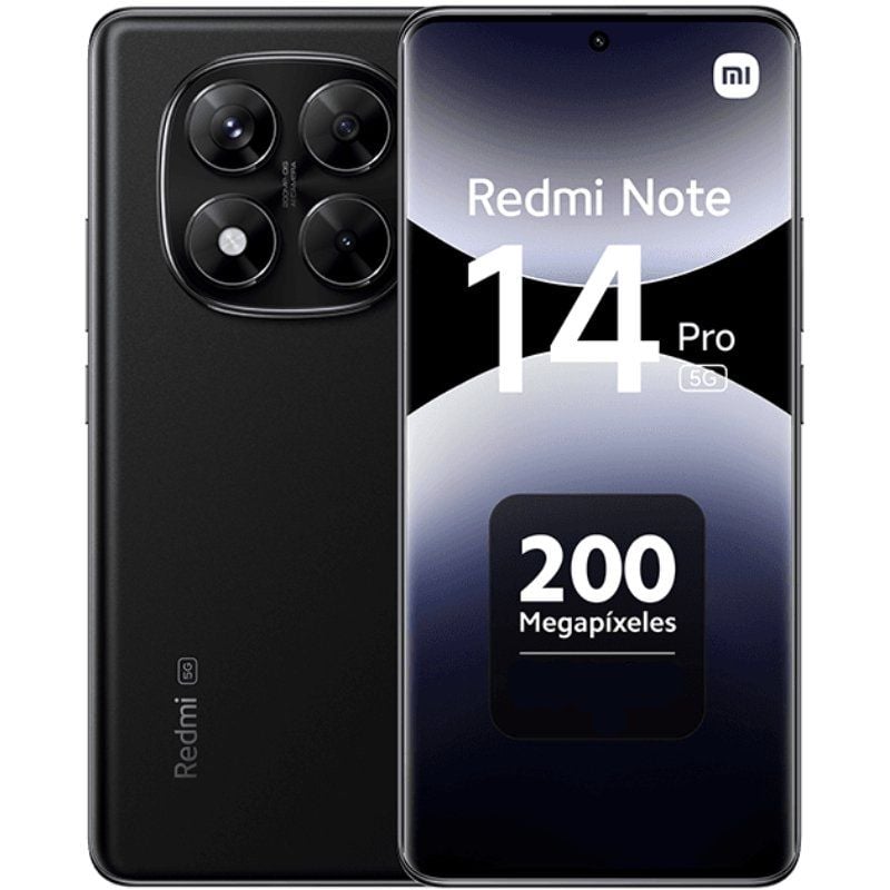 Smartphone Xiaomi Redmi Note 14 Pro 12GB/ 512GB/ 6.67"/ 5G/ Preto-Meia-Noite