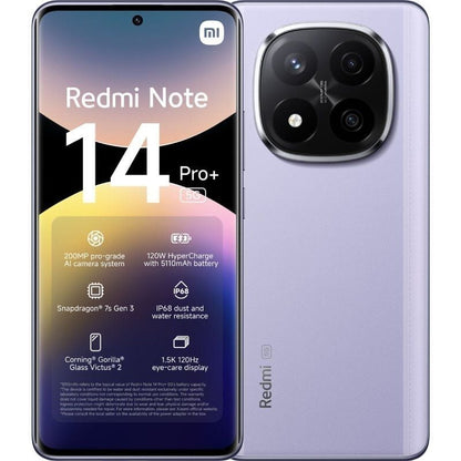 Smartphone Xiaomi Redmi Note 14 Pro+ 12GB/ 512GB/ 6.67"/ 5G/ Roxo