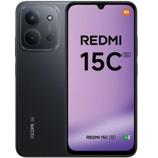 Smartphone Xiaomi Redmi 15C 4GB/ 256GB/ 6.9"/ 5G/ Negro
